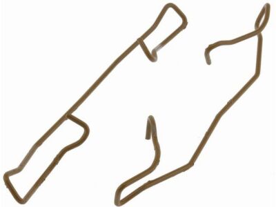 For 1999 Daewoo Lanos Brake Hardware Kit Front 92255XQ