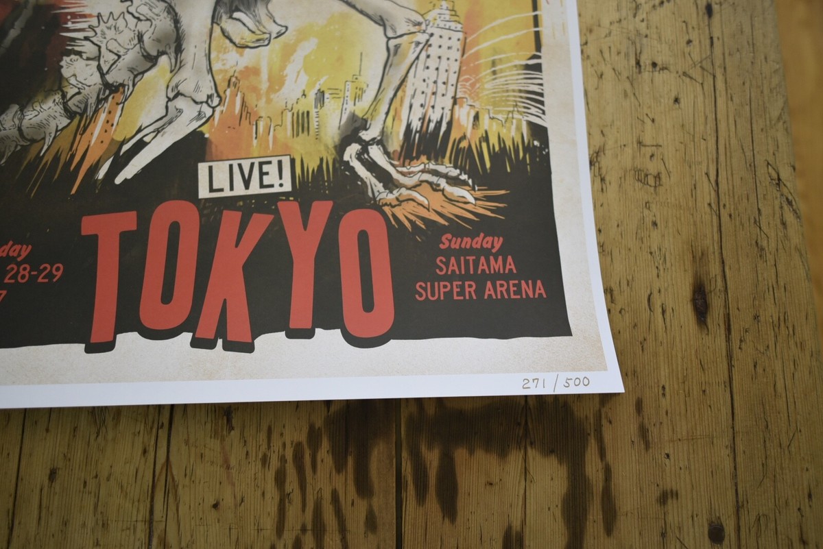 Guns N Roses - Rare Tour Lithograph / Poster - Tokyo Japan Guns N Roses - Rare Tour Lithograph / Poster - Tokyo Japan