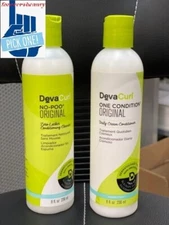 DevaCurl Original No Poo Shampoo OR One Condition 8 oz choose item 