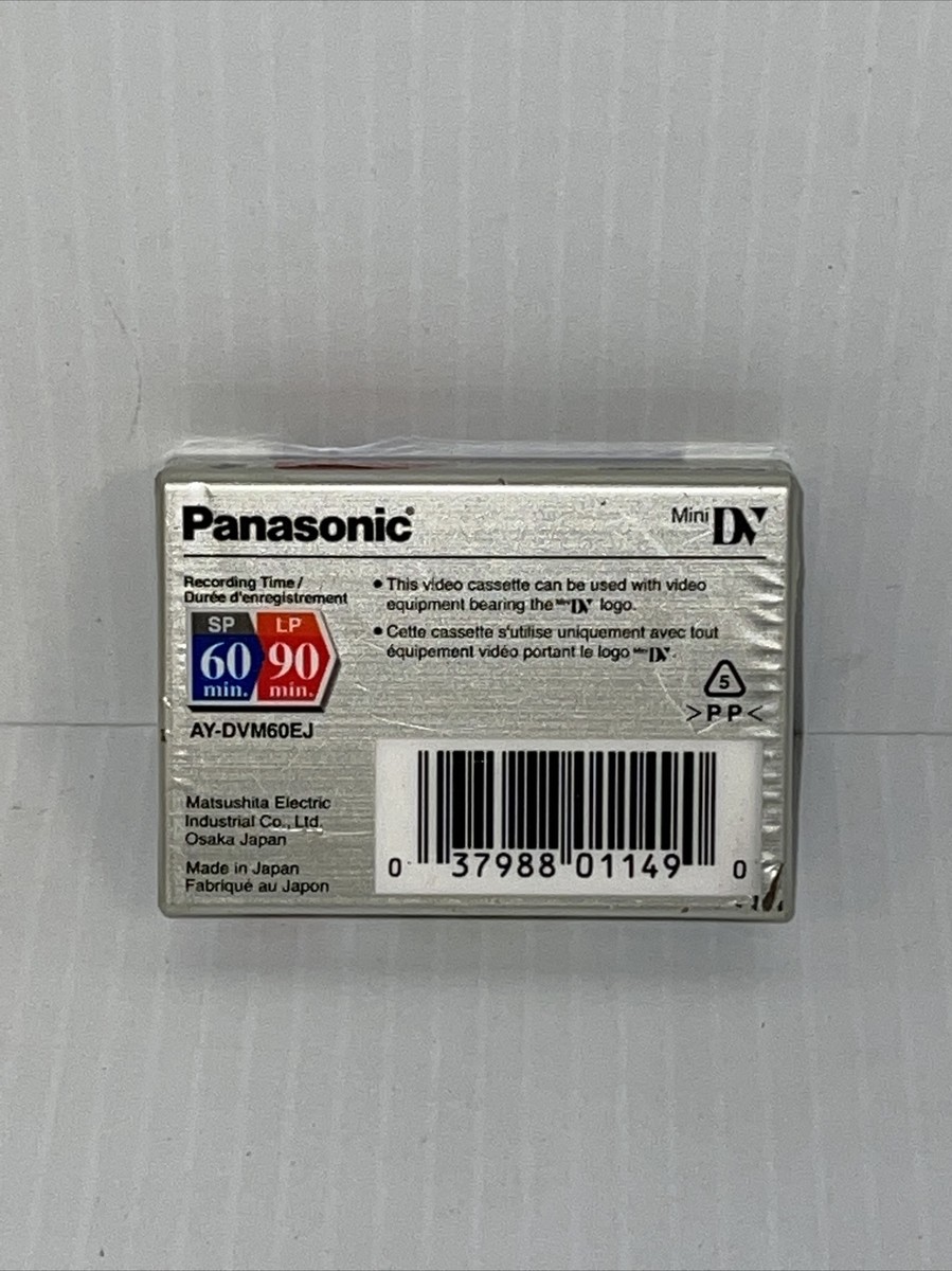 Panasonic DVC MiniDV Tape AY-DVM60EJ 37988011490| eBay