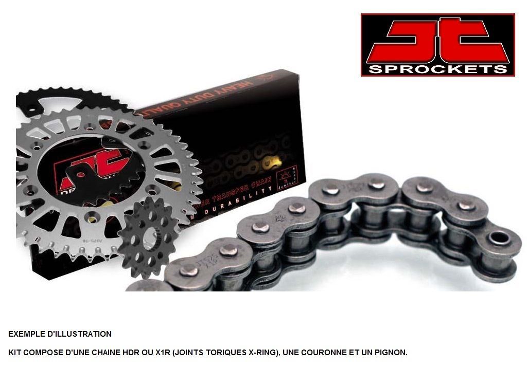 Kit Chaîne Complet JT Racing 520 X1R 14/40 Pour Aprilia 125 Tuareg Wind AE 89-90 - Neuf