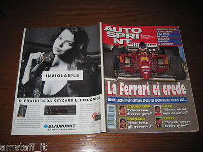 AUTOSPRINT 1996/3=FERRARI=SCUMACHER=ESTEBAN TUERO=PARIS-DAKAR CITROEN=