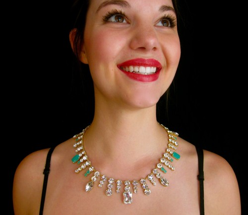 BRIDAL NECKLACE \u0026 EARRINGS SET BIB 