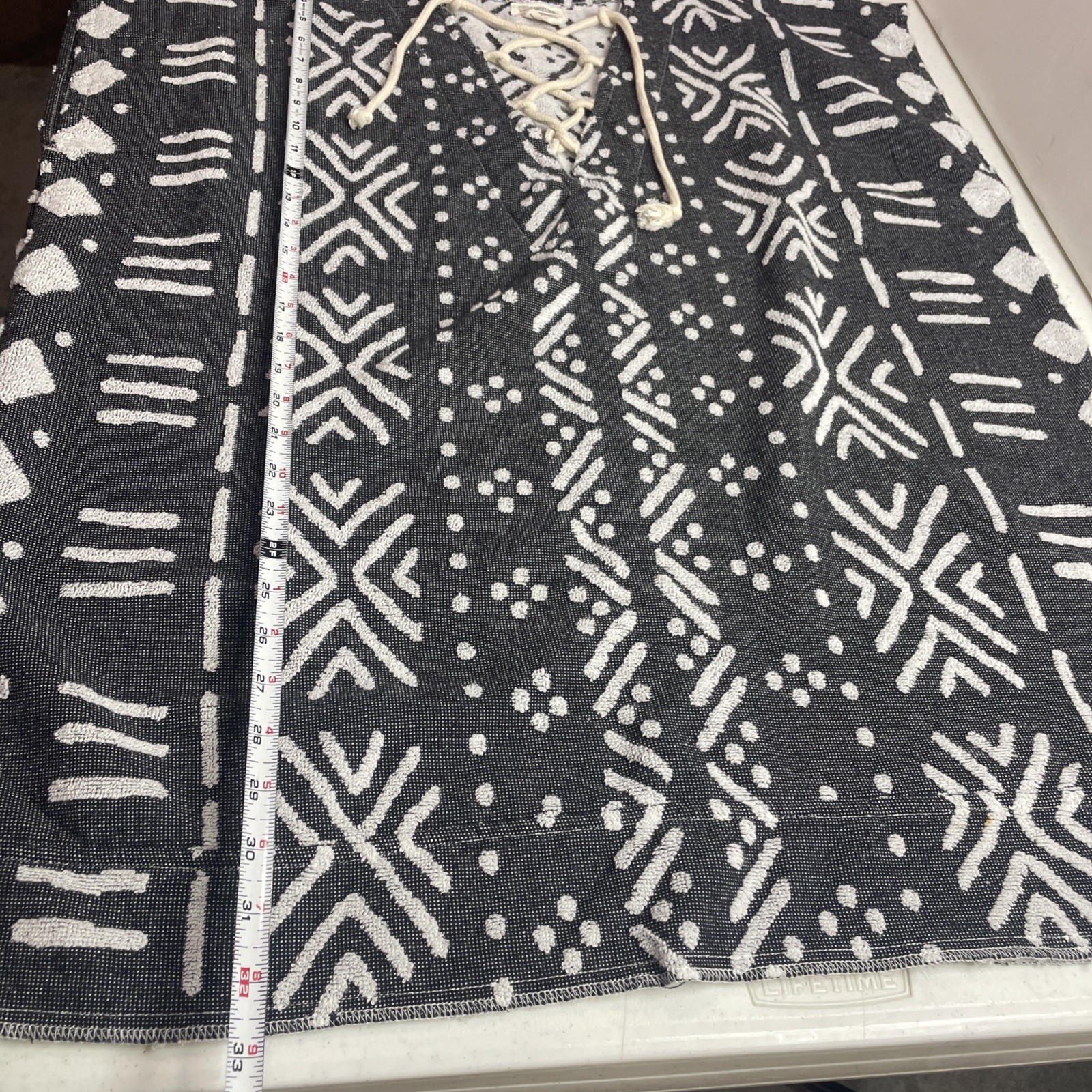 Sand Cloud Drawstring Oversized Terry Coverup Top… - image 14