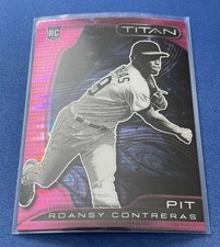 2022 Panini Chronicles Titan Pink #12 Roansy Contreras RC Pittsburgh Pirates