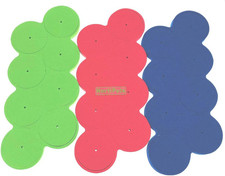 Neoprene Inserts 3 Inch Clone Collar Inserts in Hydroponic Systems Blue Green Re