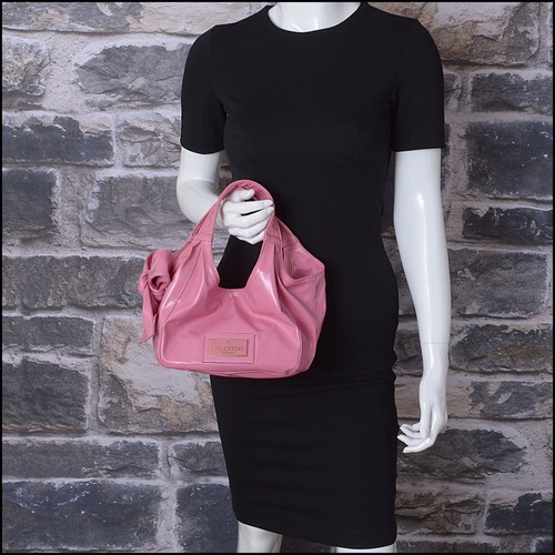 Mini bolso con lazo RDC14616 VALENTINO rosa charol - Imagen 10 de 10