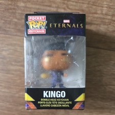 Pocket Pop! Llavero Eternos Kingo Bobblehead Llavero Ventana Adhesivo Marcas