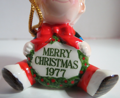 Hank Ketcham Feliz Navidad 1977 Dennis la Amenaza Adorno Colgante - Imagen 6 de 7