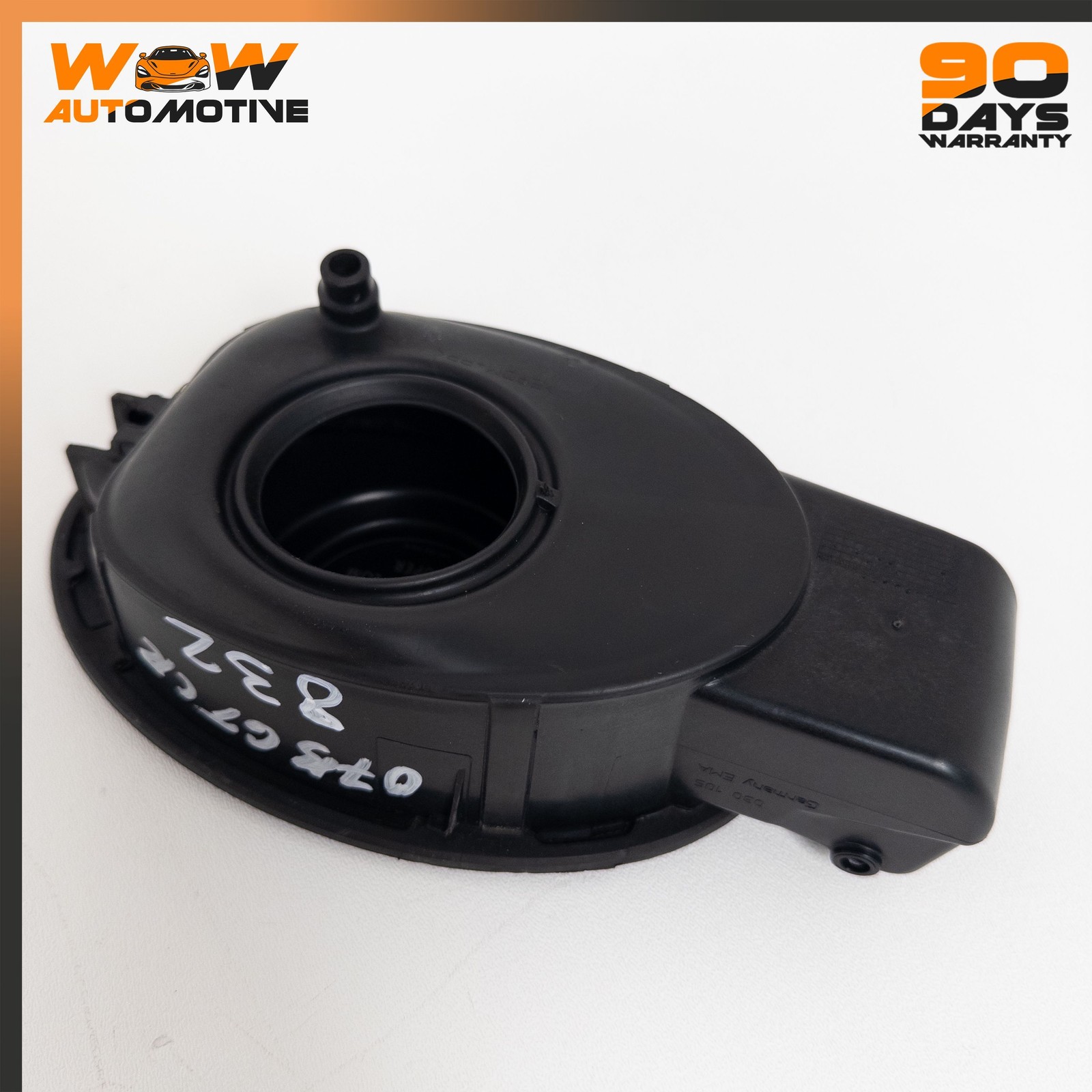 07-11 BENTLEY CONTINENTAL GTC REAR FUEL FILLER GAS TANK DOOR FLAP LID BLACK OEM