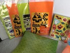 Halloween Kids Party Crafts Projects Kits Lot Treat Bags,Paper,Stickers,Hats — photo 2