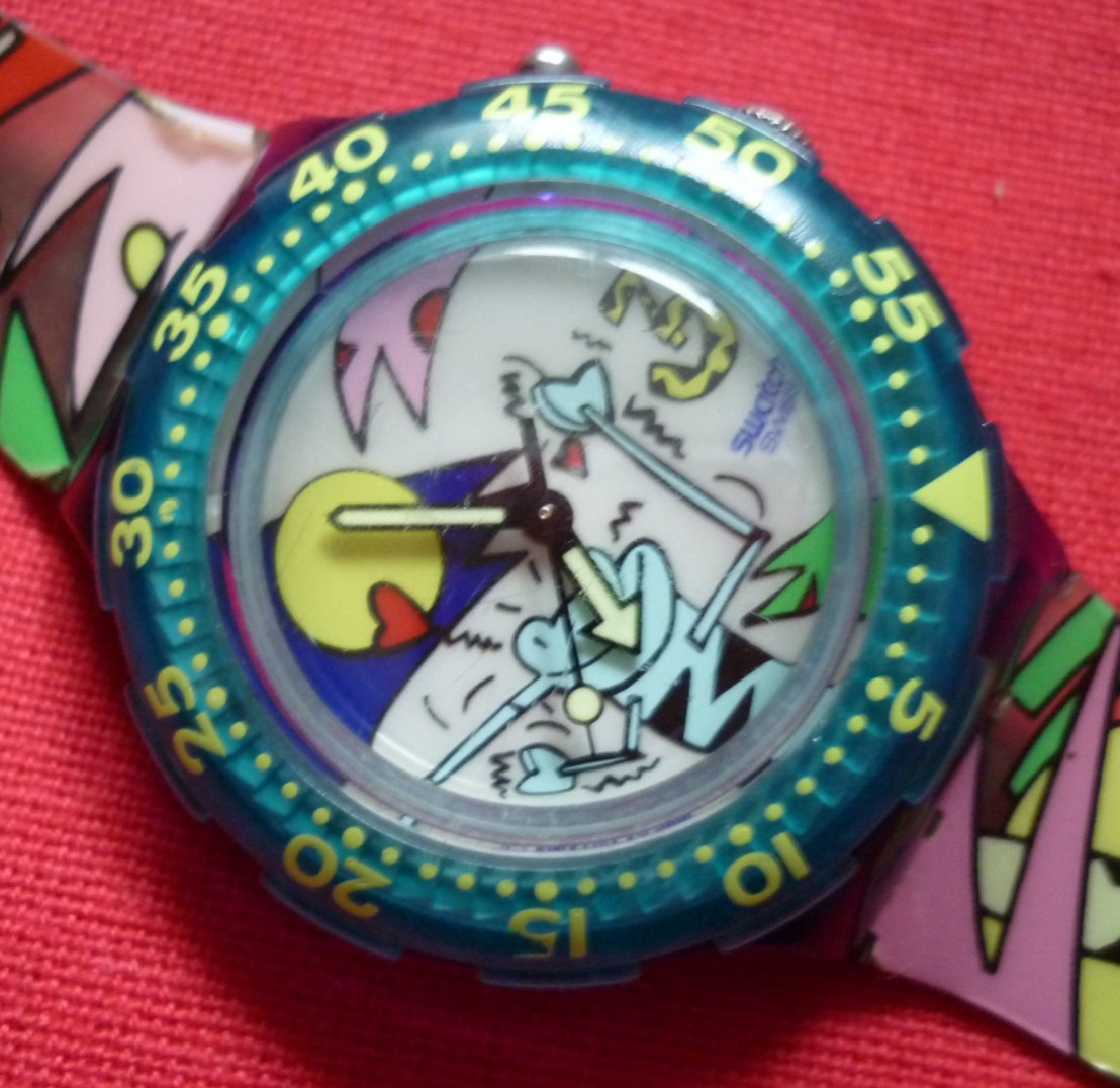 Watch Vintage Scuba 200 SDV900 Jungle Loomi Swatch - vintagewatches.pk