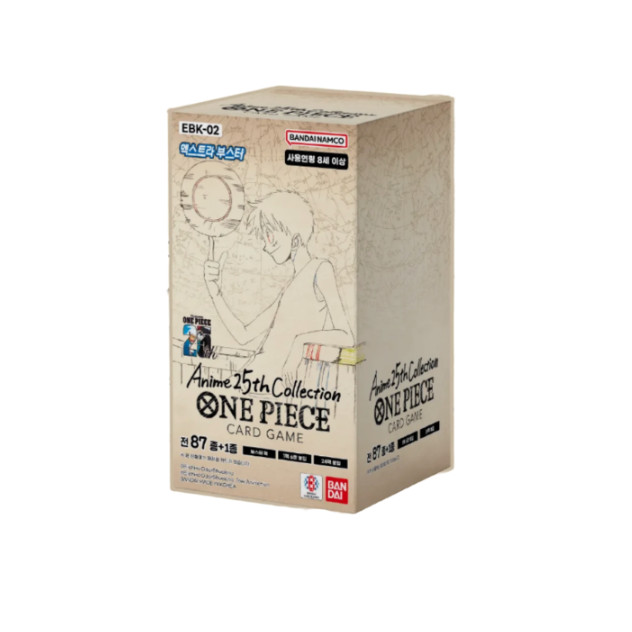 One Piece TCG Extra Booster Pack [EB-02] Anime 25th Collection 1 box Korean ver.