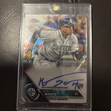  Ketel Marte 2016 Topps Chrome - Rookie Autographs #RA-KM (AU, RC)