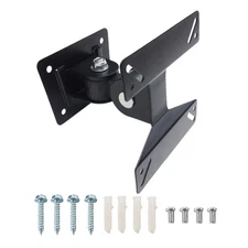 Wall Mount TV Monitor Bracket with Tilts and Extends for Most 14-27 Inch LED ...