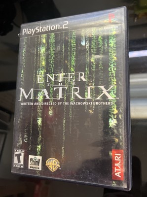 Enter the Matrix (2003) PlayStation 2 Black Label With Manual Tested PS2