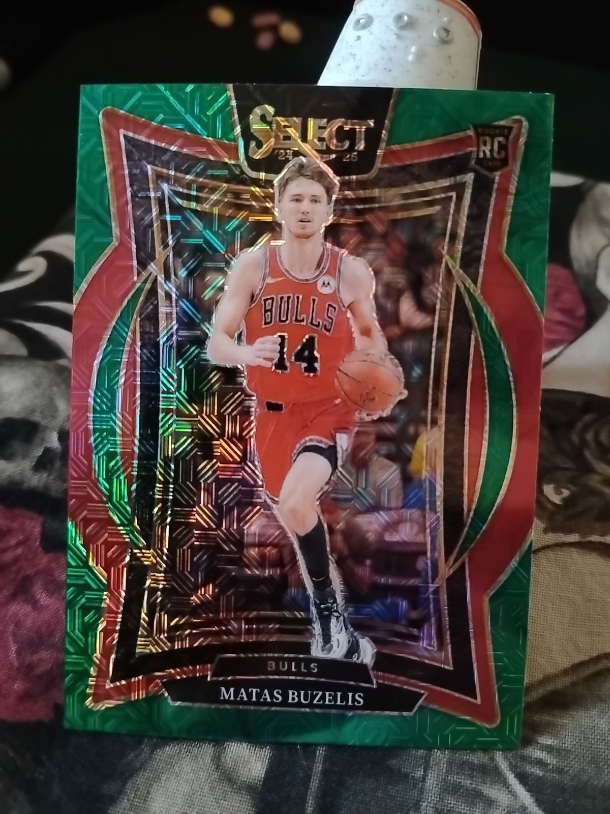 Matas Buzelis, RC, Concourse Green Mojo Prizm - 2024-25 Select Basketball