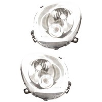 Halogen Scheinwerfer Set H4 Chrom FüR Mini Mini Countryman Paceman