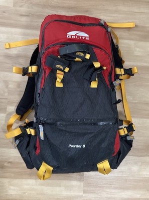 VTG Y2K GoLite Powder 8 Backpack Medium Red/black