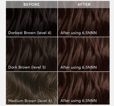 2 packs Madison Reed Radiant Hair Color Kit - 6.5NNN Novara True Light Brown