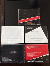Nintendo NES Instruction Manual Booklet Lot Of (5)-Mario, Platoon, Top Gun, Etc.