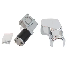 1500W 90:1 Dump Truck Tarp Motor w/ Chrome Cover 12VDC / 40 AMPS / 40 RPM