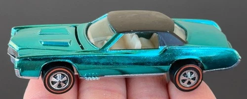 Vintage Hot Wheels Redline 1968 CHROMEY ICY AQUA Custom Eldorado US - UNREAL GEM