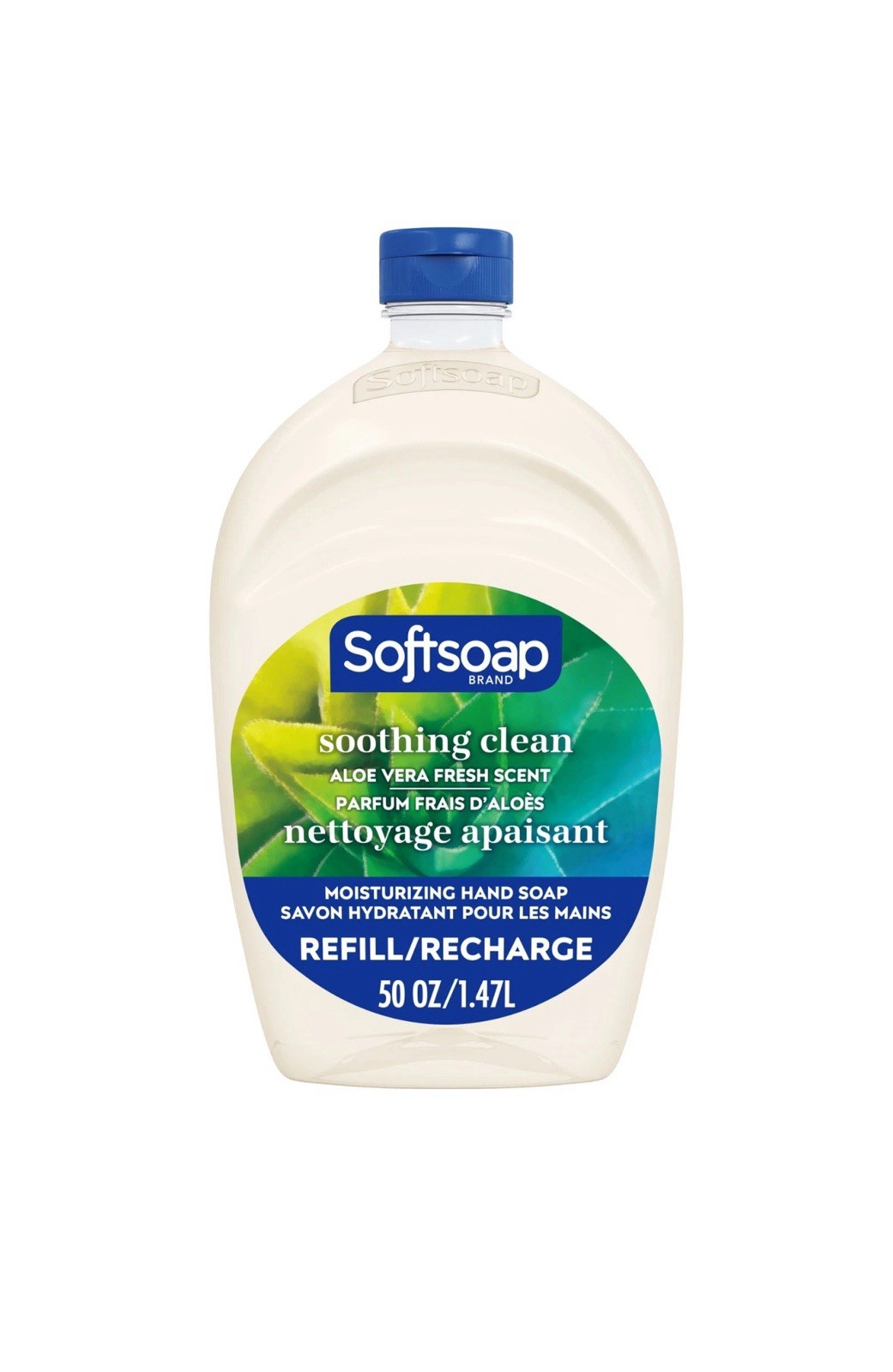 Softsoap Soothing Clean Liquid Hand Soap with New Easy Pour Spout,Aloe Vera 50oz