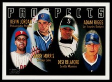 1996 Topps #426 Kevin Jordan / Bobby Morris / Desi Relaford / Adam Riggs PROS