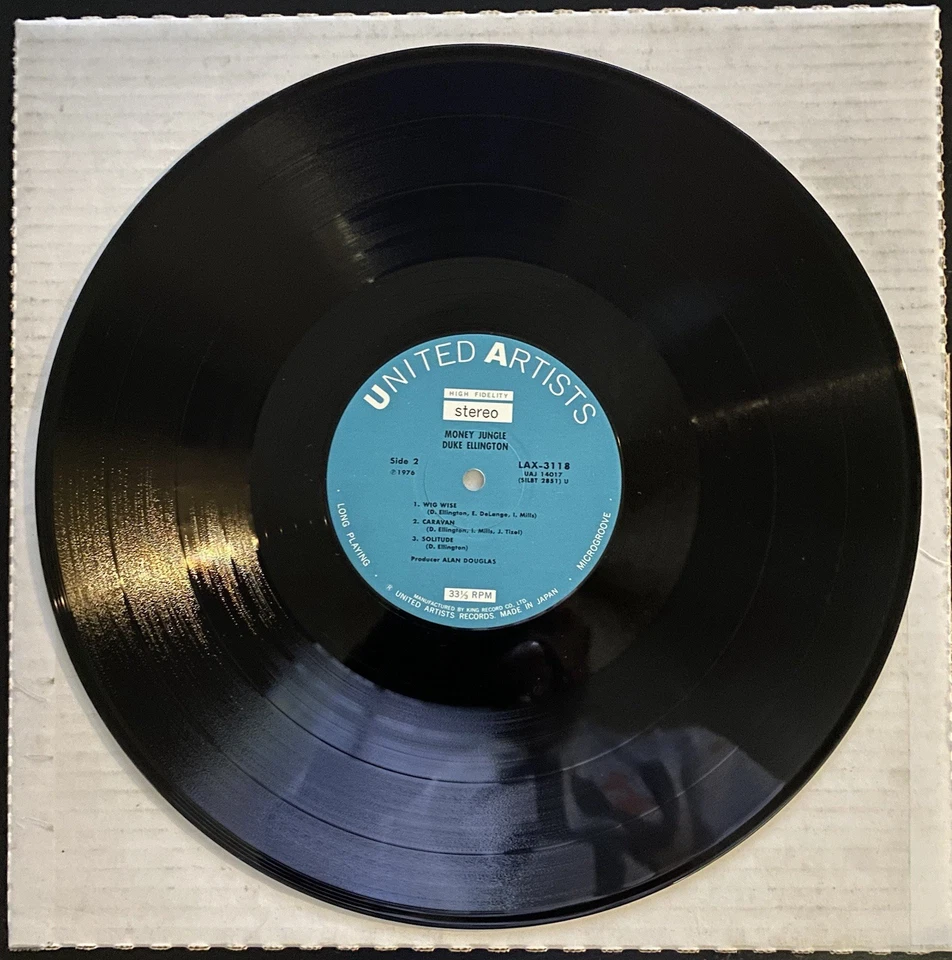 Duke Ellington•Charles Mingus•Max Roach-Money Jungle(LP, NM, 1976 Import, OBI) - Image 4 of 4
