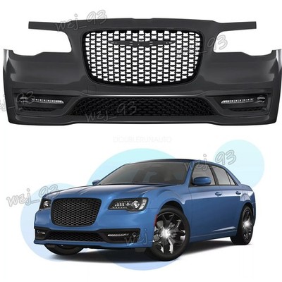 Front Bumper Grille Kits For 2015-2023 Chrysler 300C 300 C SRT8 SRT 8 With LED