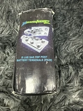 Pair ILL Customz (6) 1/0 Input AND Lug Combo SAE Top Post Battery Terminals