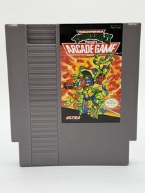 Teenage Mutant Ninja Turtles II Arcade Game Nintendo NES Tested - NO MANUAL READ