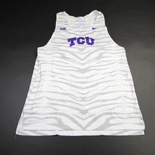 TCU Horned Frogs Nike Game Jersey - Other Men's White/Animal Print Used