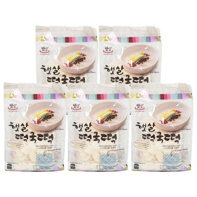 Tteokguk Rice Cake Slices Banh Gao 5x600g Reiskuchen Tteok Guk