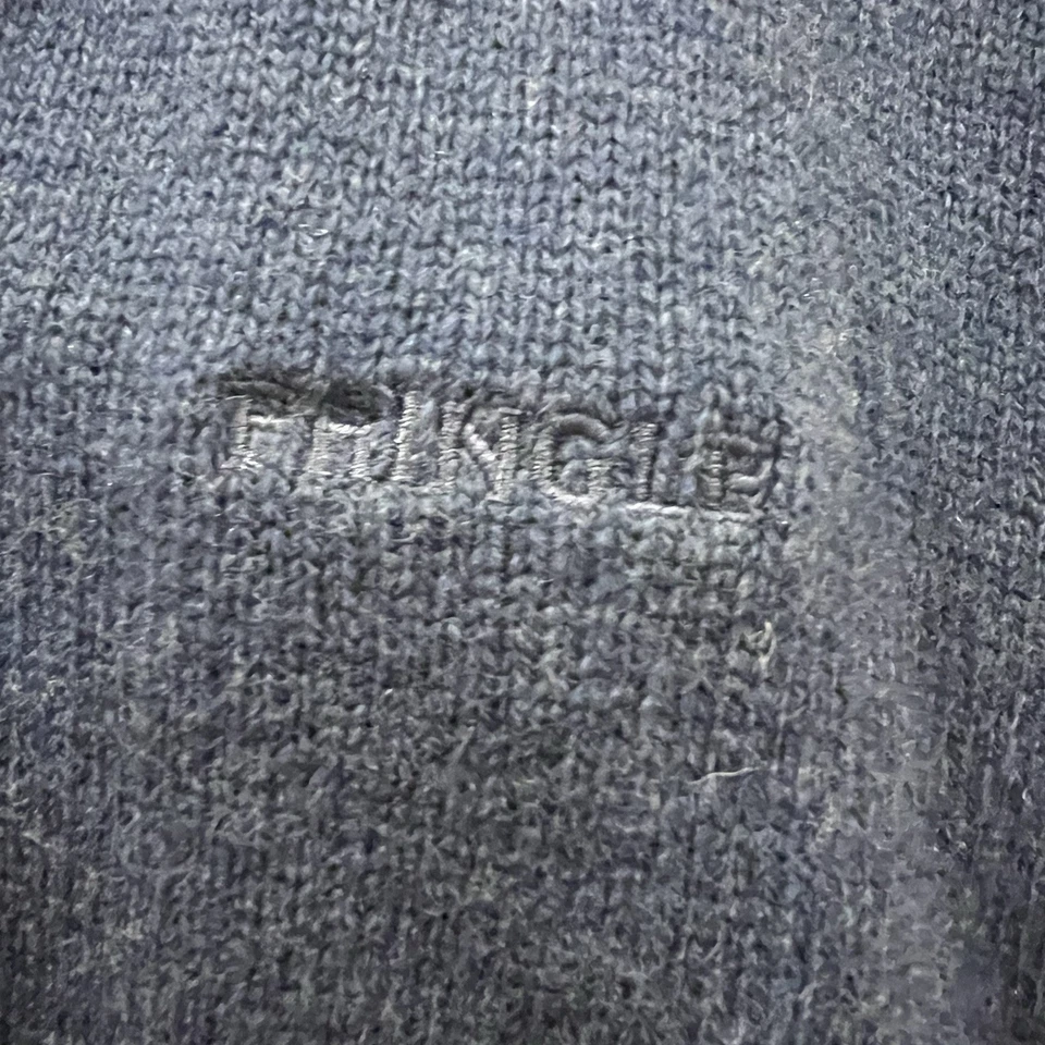 Pringle Of Scotland Cardigan Mens Extra Large Blue Wool Buttons Pockets Heritage - Image 4 of 4