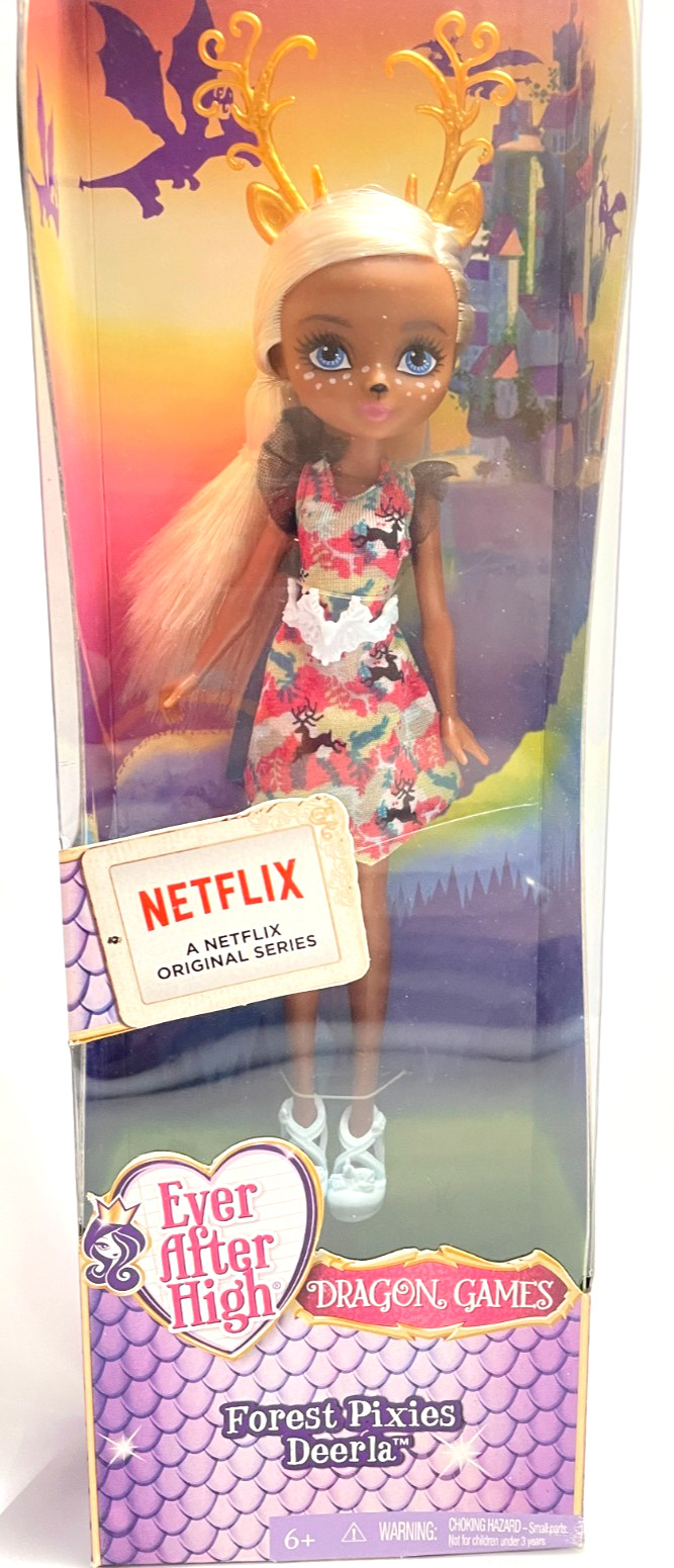 2015 Netflix Series Ever After High Dragon Games "Forest Pixies - Deerla "