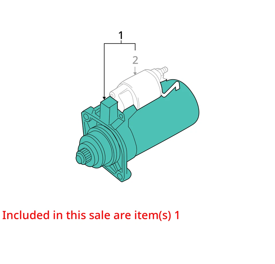 Acura MDX 2009 motor de arranque OEM 130 k millas - LKQ414610002 Foto 4 de 4
