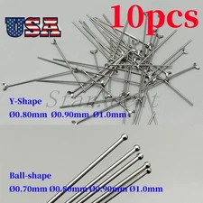 10pc Dental Ball/Y-Type Retainer J Clasp Oblique Clasps Bars Tooth Hold Position