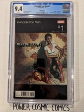 Invincible Iron Man #1 (Marvel Jan 2017) CGC 9.4  Adi Granov Hip Hop Variant
