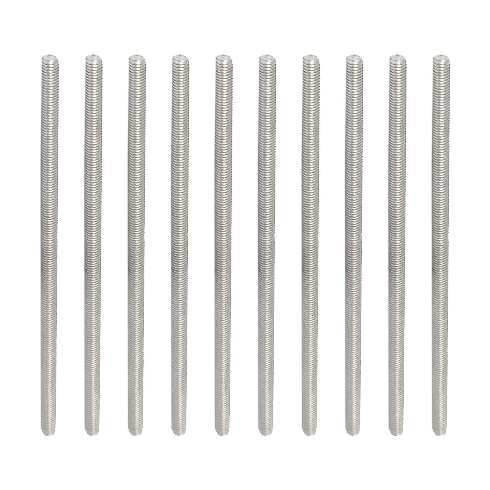 Fully Threaded Rod [for Clamps and U-Bolts] - M5x150mm /Silver/10Pack