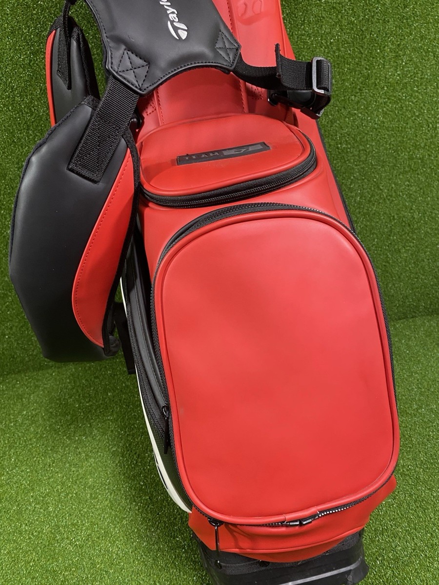 Team TaylorMade Stealth Stand Bag 4-Way Red/Black | eBay