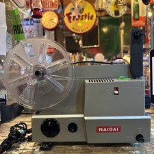 Naigai 818 Dual 8mm Super 8 Projector with box - runs