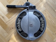 Disklok Small Silver Metal for Steering Wheels 35 to 39cm Diameter Used