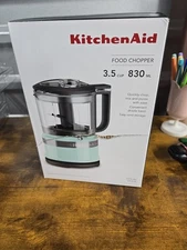 KitchenAid 3.5-Cup Mini Food Chopper. Color is Ice Blue KFC3516IC