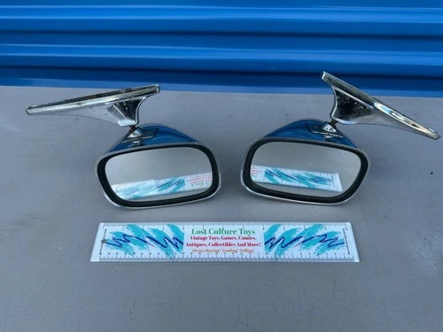 Vintage 1960s 70s Various Side Car Mirrors Racing Mirrors Left And Right Set