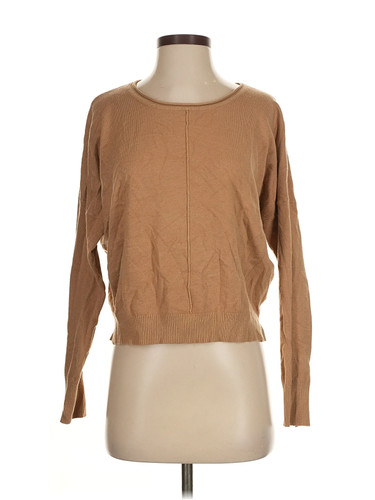 Gab & Kate Women Brown Pullover Sweater S