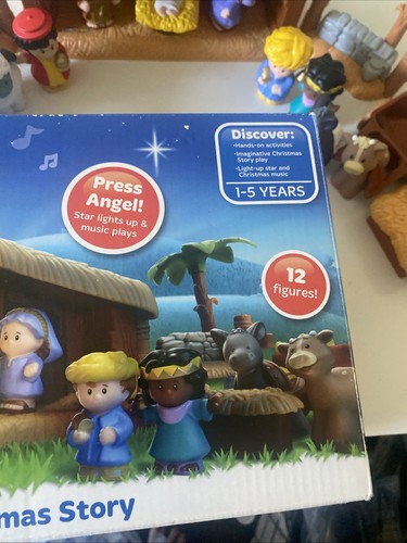 Fisher-Price Little People Deluxe Christmas Story Nativity Set Music/Lights 16pc - Picture 8 of 14