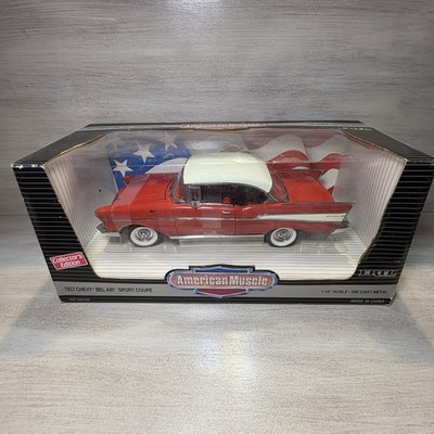 ERTL American Muscle 1957 Chevy Bel Air Sport Coupe 1:18 Diecast NIB