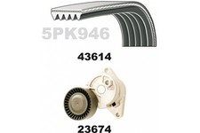 MAPCO Keilrippenriemensatz 23614 für BMW 3er E46 Touring 316 318